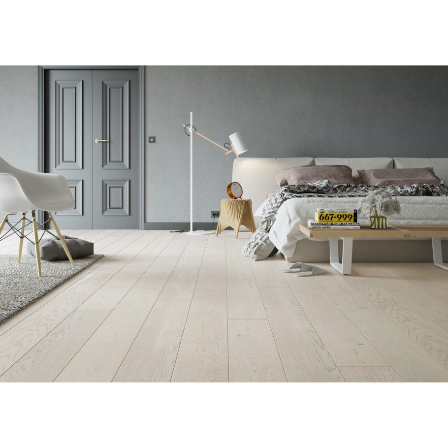 Паркет выбеленный дуб