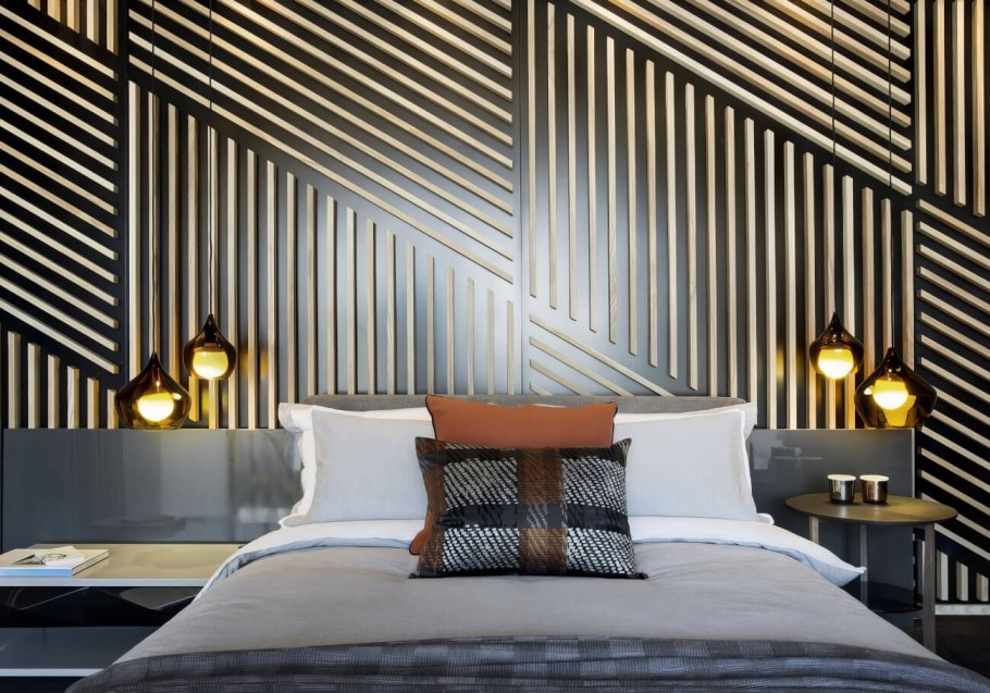 Отделка стен декоративными рейками