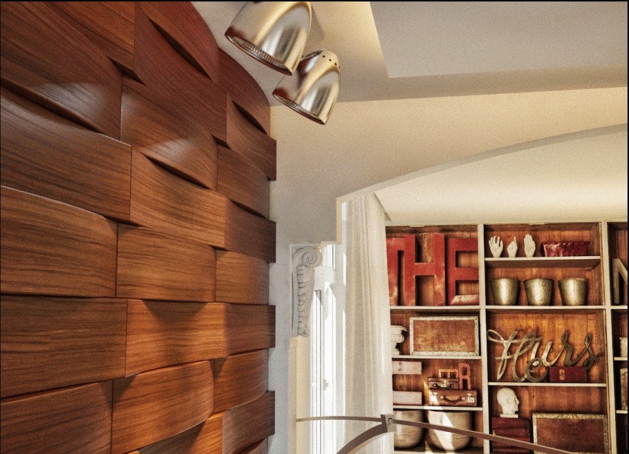 Стеновые 3д панели МДФ Кроностар