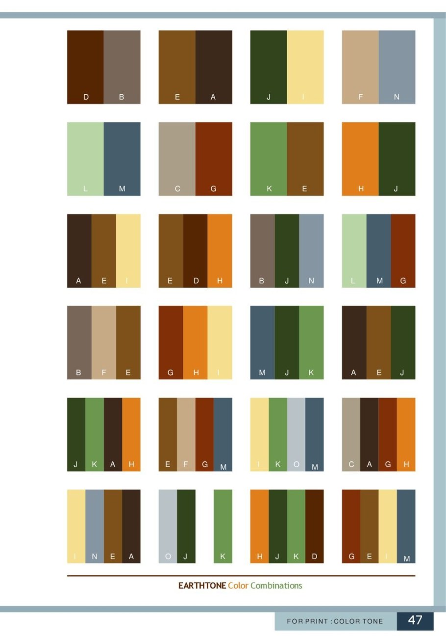 Цветовая палитра болотного цвета