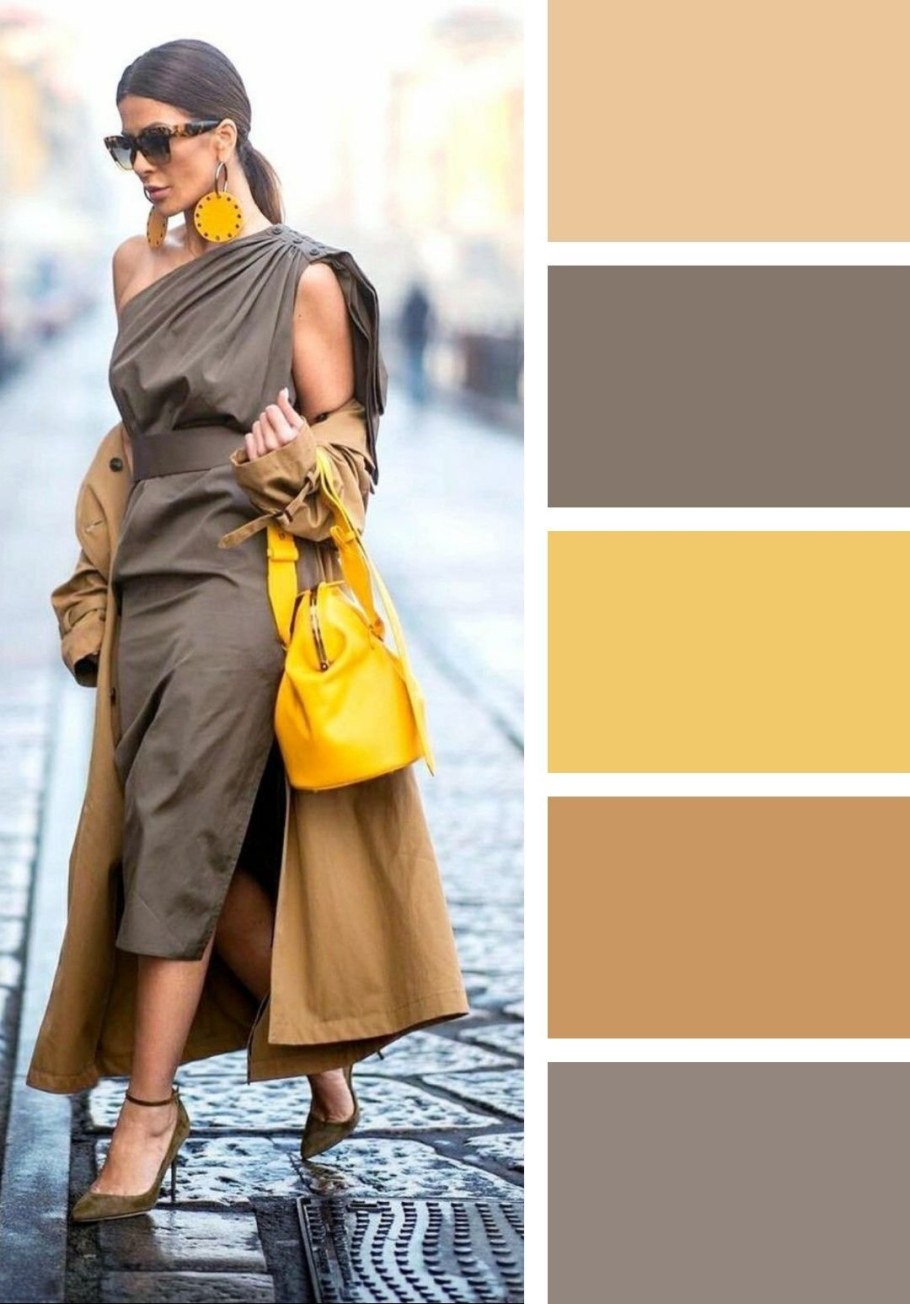 Бежевый цвет в одежде