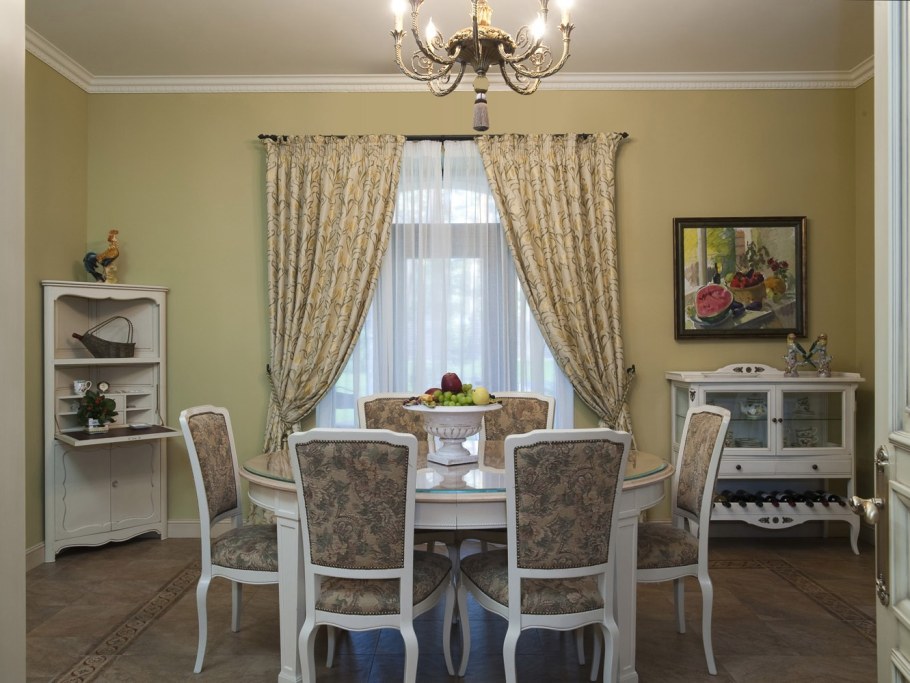 Шторы для столовой-кухни