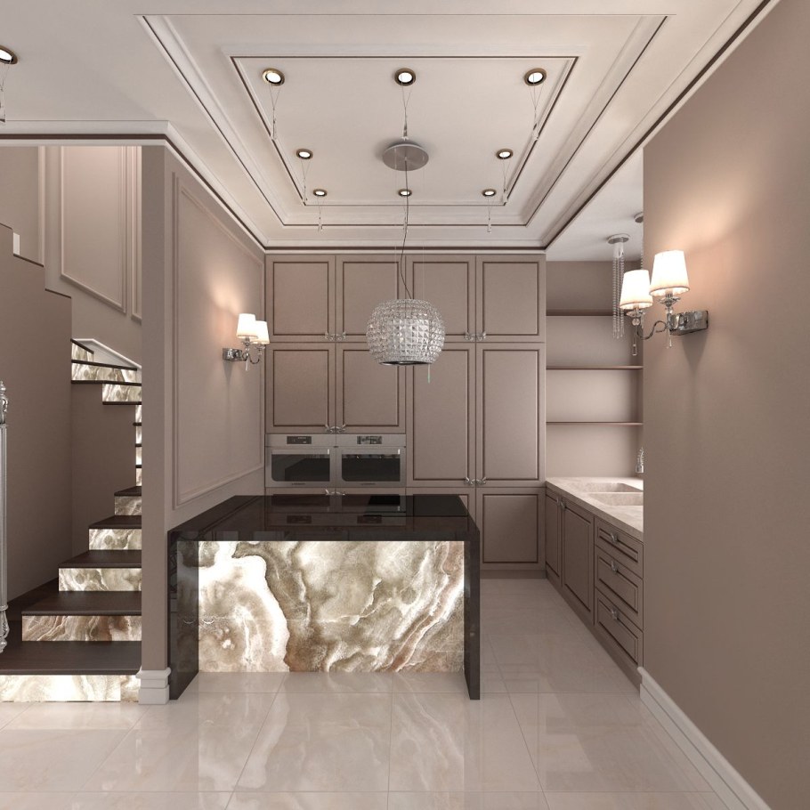 Кухня совмещенная с прихожей