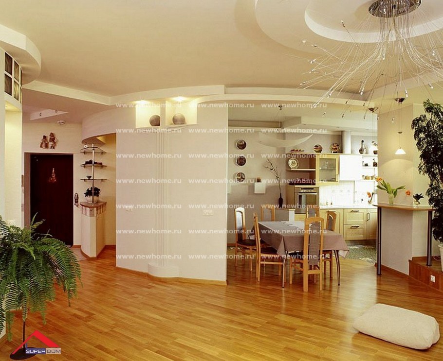 Перепланировка кухни с гостиной