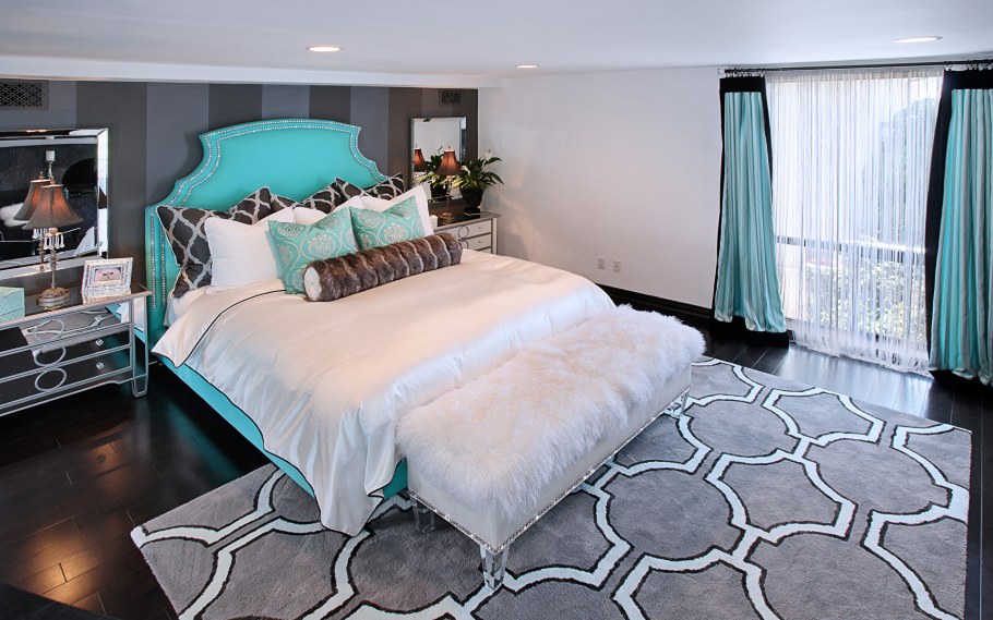 Ковры в спальне в интерьере