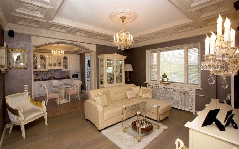 Гостиная в итальянском стиле