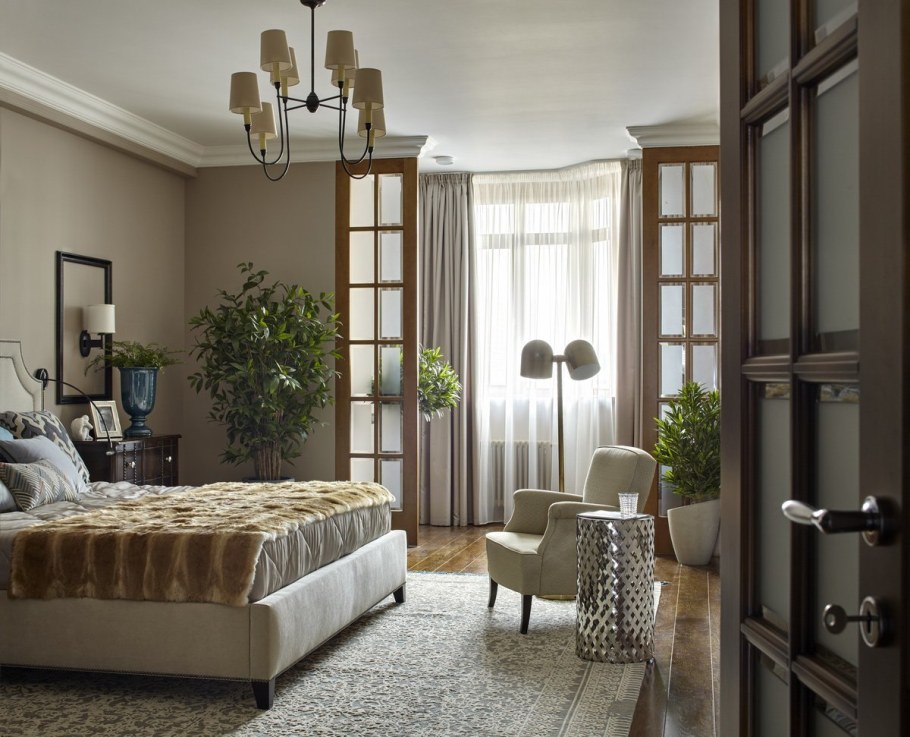 Спальня в современном английском стиле