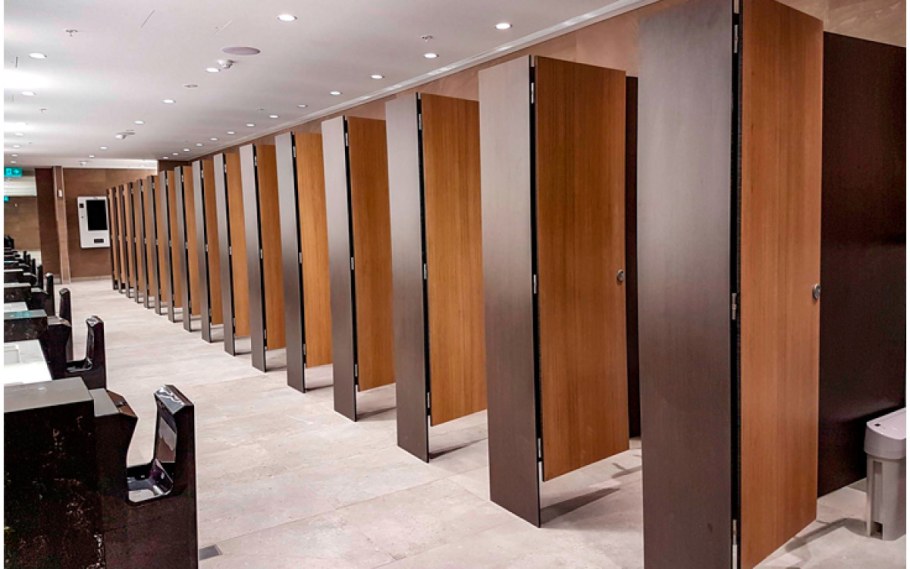 Сантехперегородки из HPL панелей Формика 12