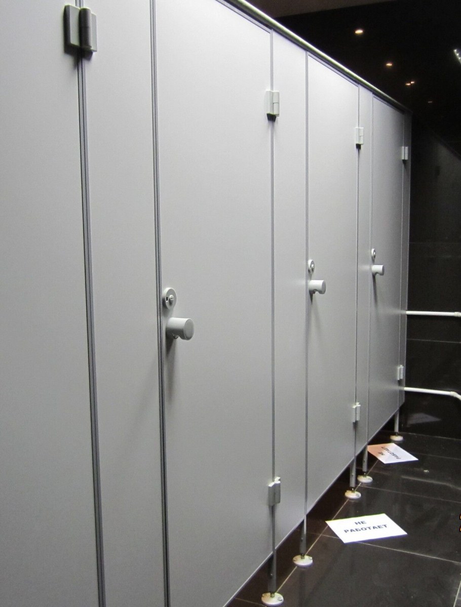 Сантехнические перегородки алюминий кп45