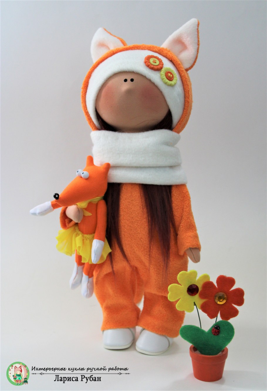 Кукла ручной работы лиса