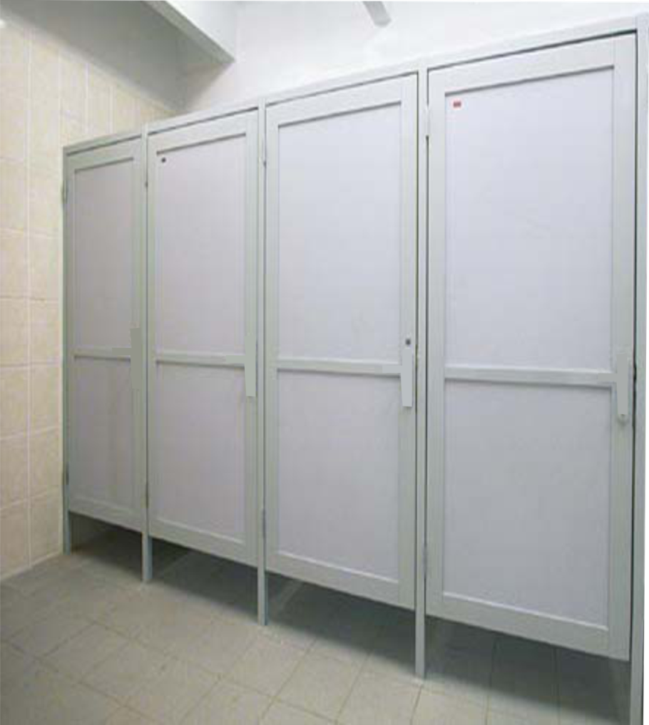 Перегородки для душевых из алюминиевого профиля кп40 КРАМЗ