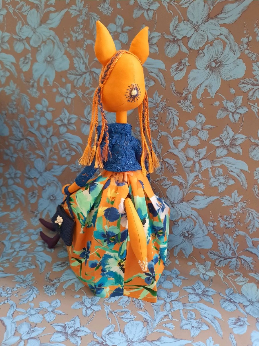 Кукла Лисичка купить СПБ интерьерная мягкая