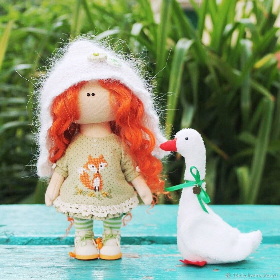 Интерьерная кукла лиса