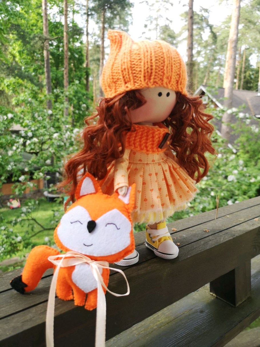 Кукла Тильда Лисичка