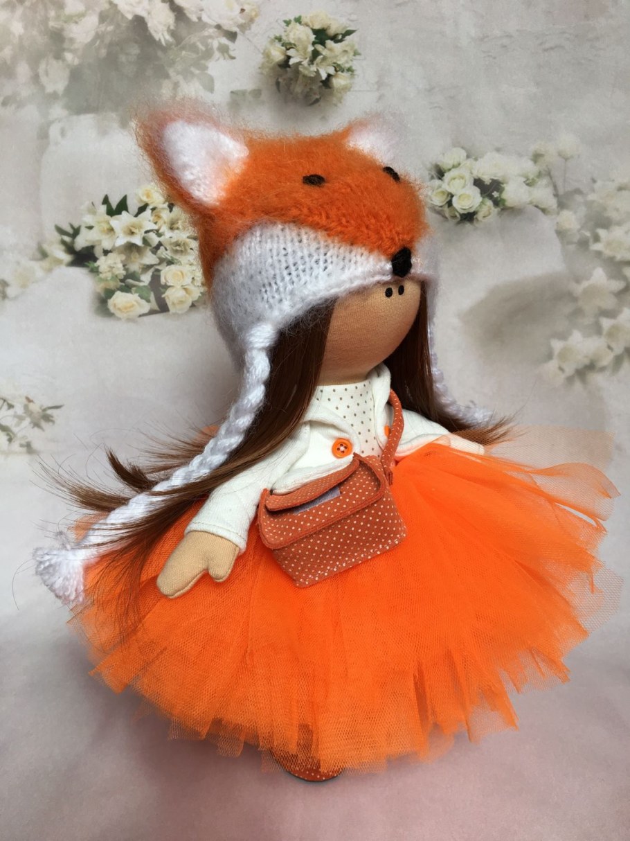 Интерьерная кукла лиса