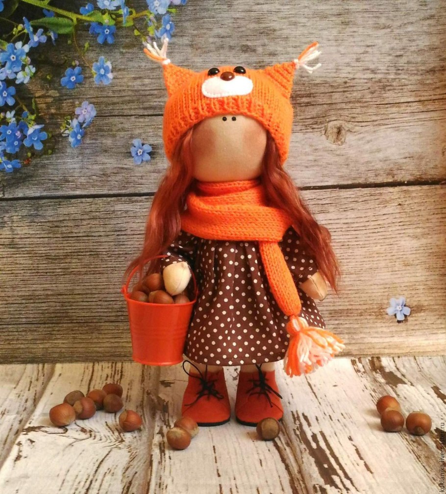 Интерьерная кукла Белочка