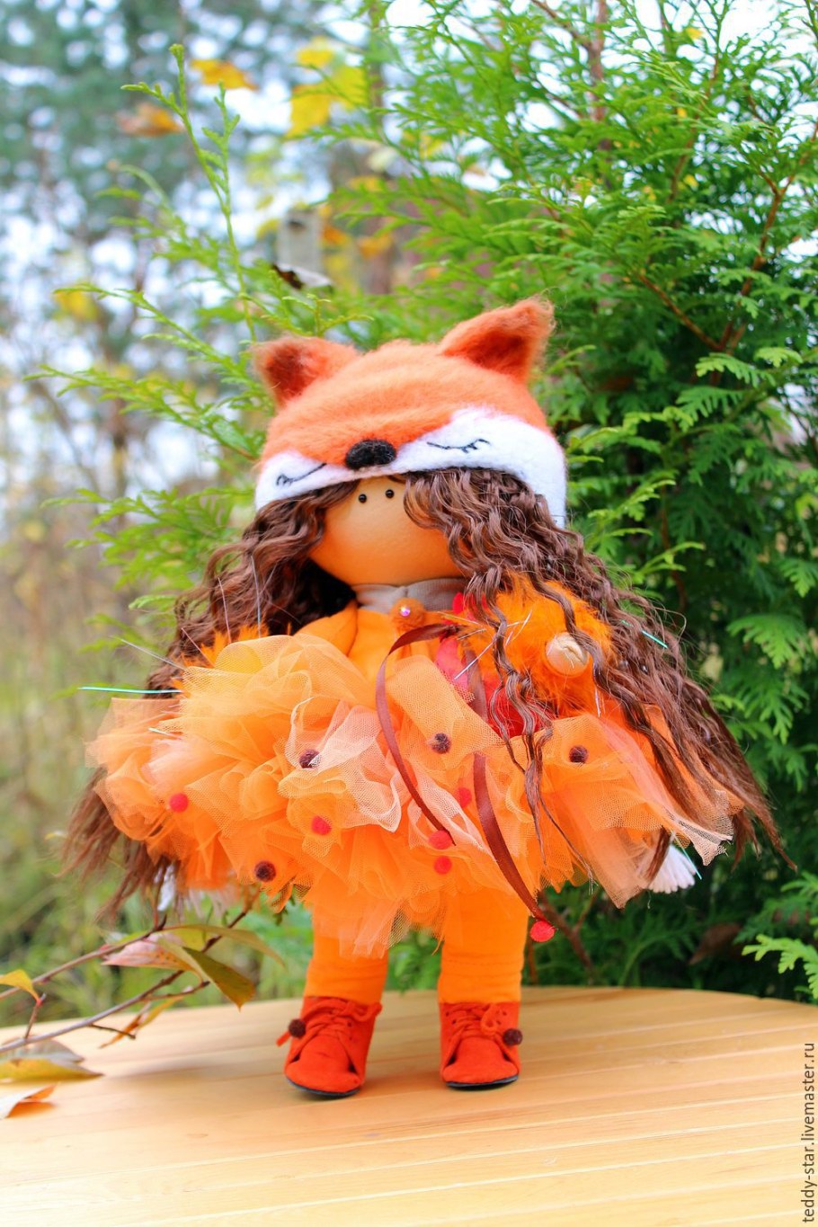 Интерьерная кукла лиса