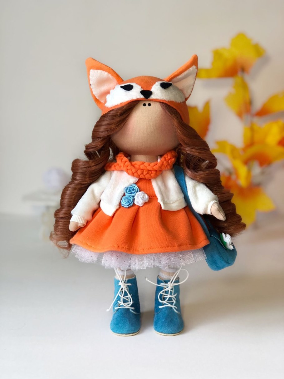Кукла ручная Лисичка