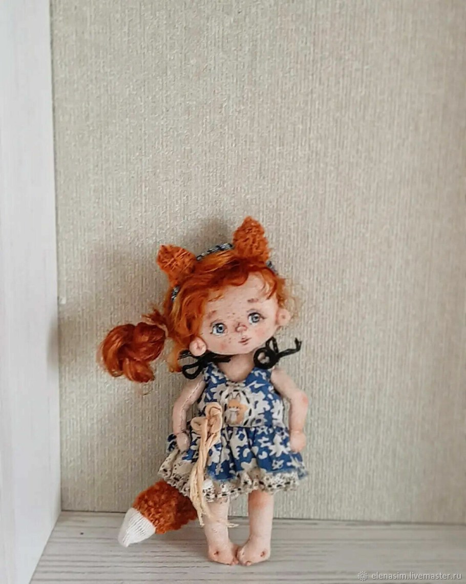 Интерьерная кукла лиса