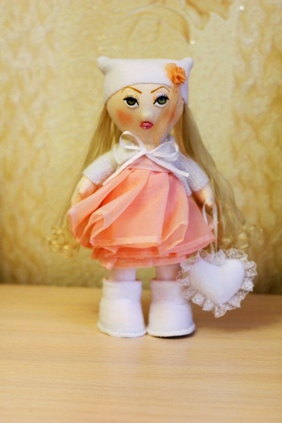 Текстильная кукла лиса