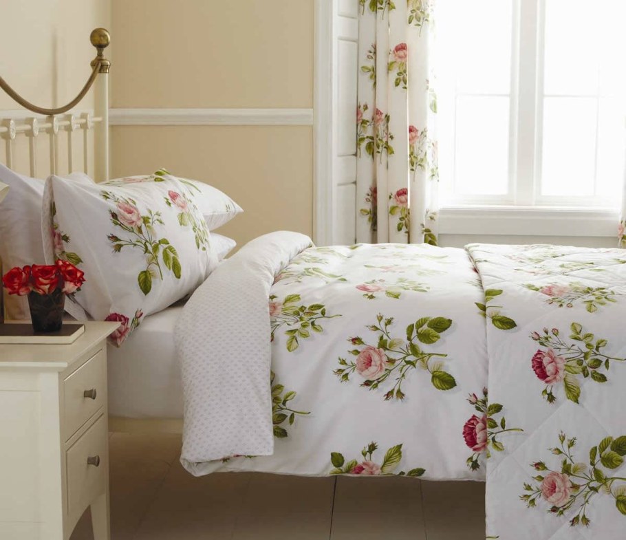 Шторы в стиле Прованс для спальни