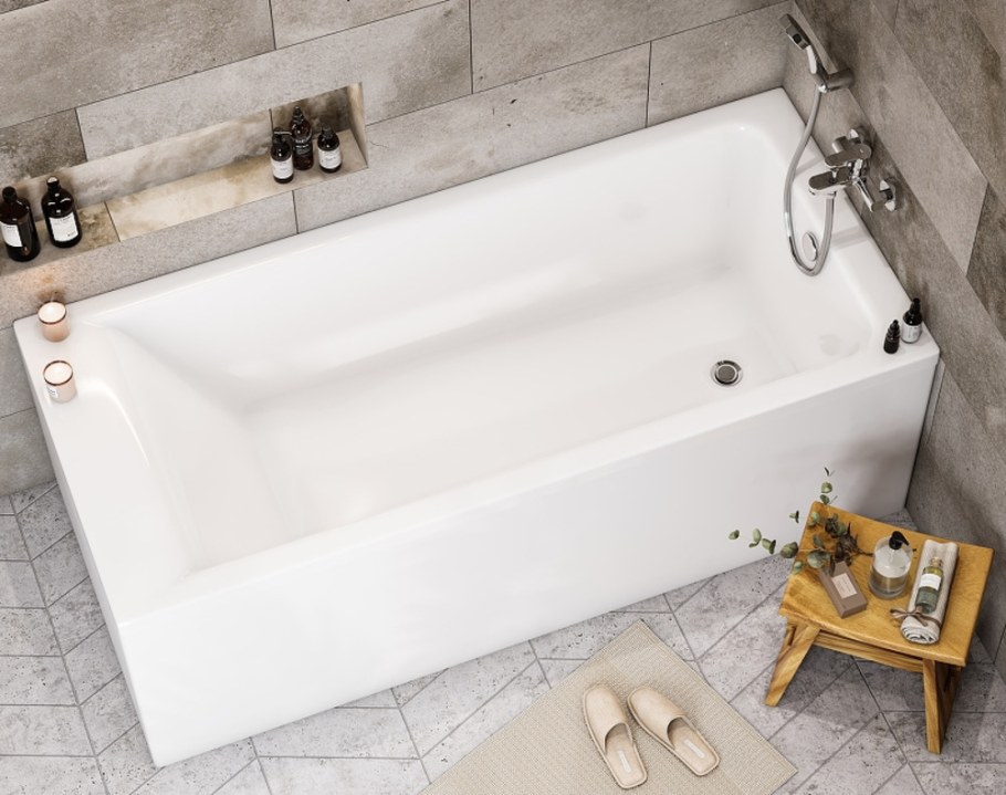 Акриловая ванна Roca easy 170x75 см