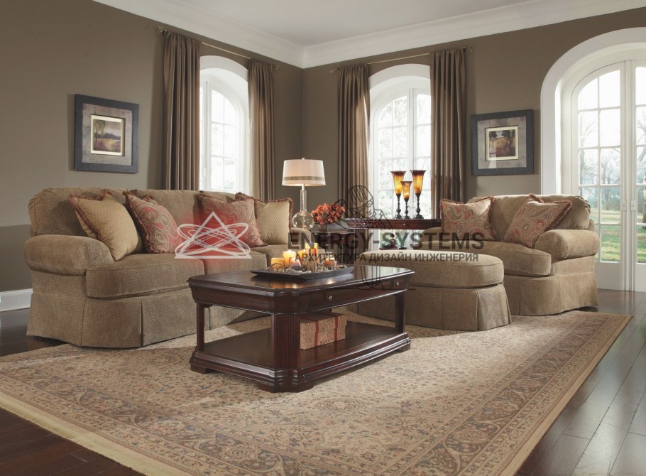 Диван в интерьере гостиной