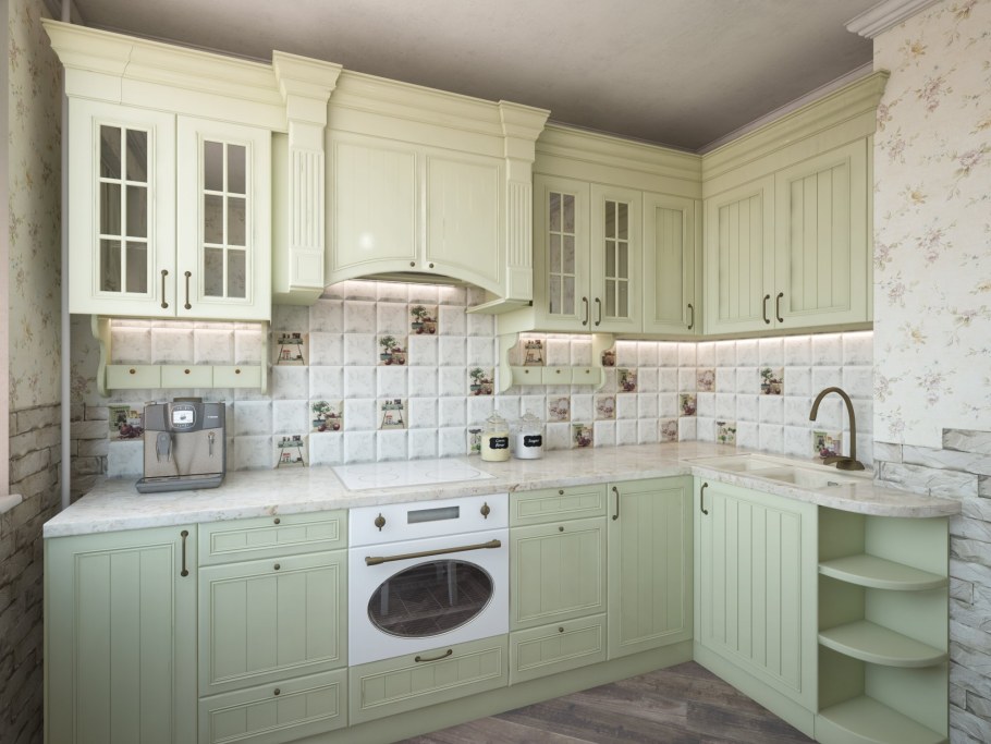 Кухня Прованс Сурская мебель