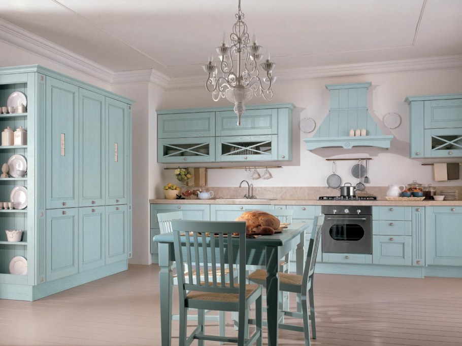 Кухня Мелани хофф голубая