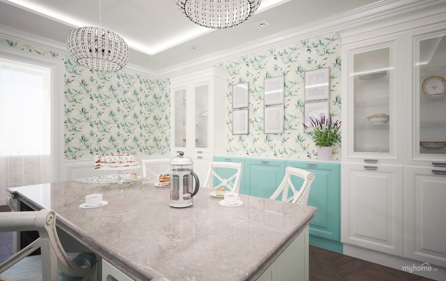 Мятная кухня Неоклассика