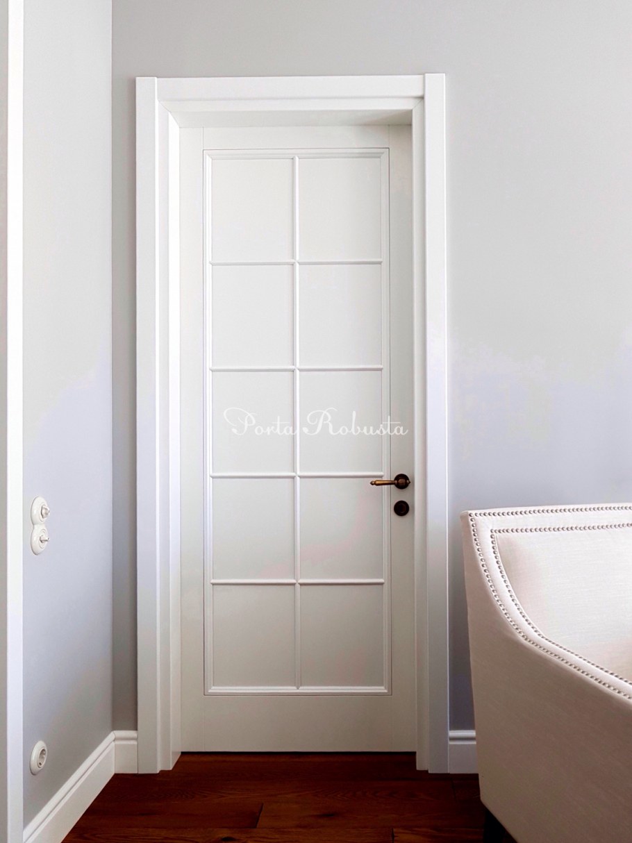 Владимирские двери Честер белая эмаль