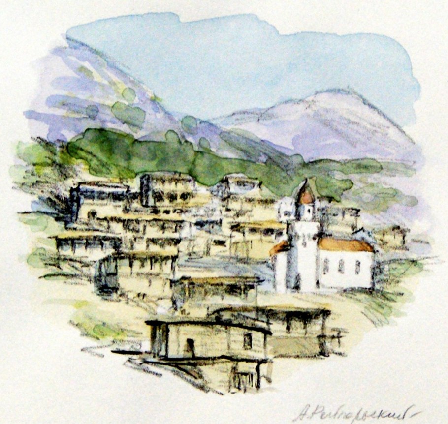 Дагестан сакля картина