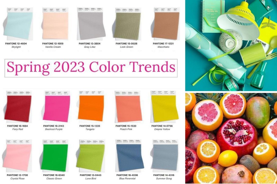 Пантон 2023 палитра цветов