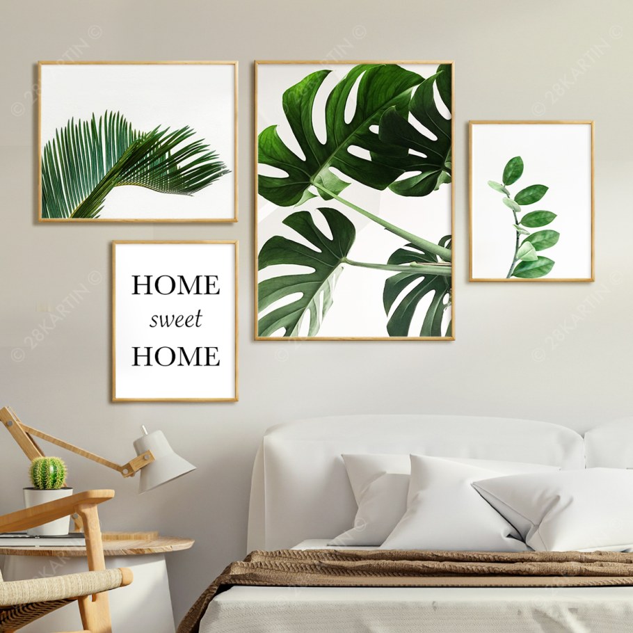 Постер «лист монстеры»