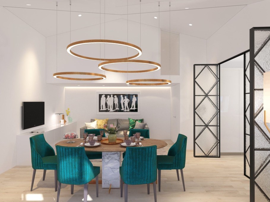 Круглые линии в интерьере