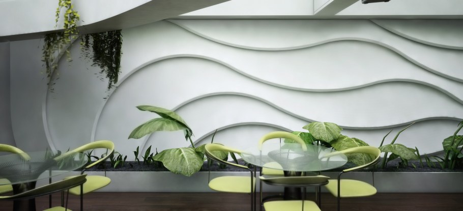 Стеновая 3d панель Zaha