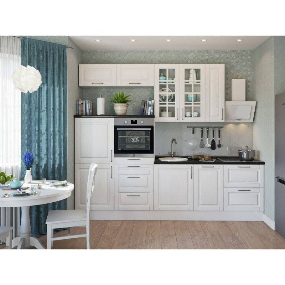 Кухня Леда белая Леруа Мерлен