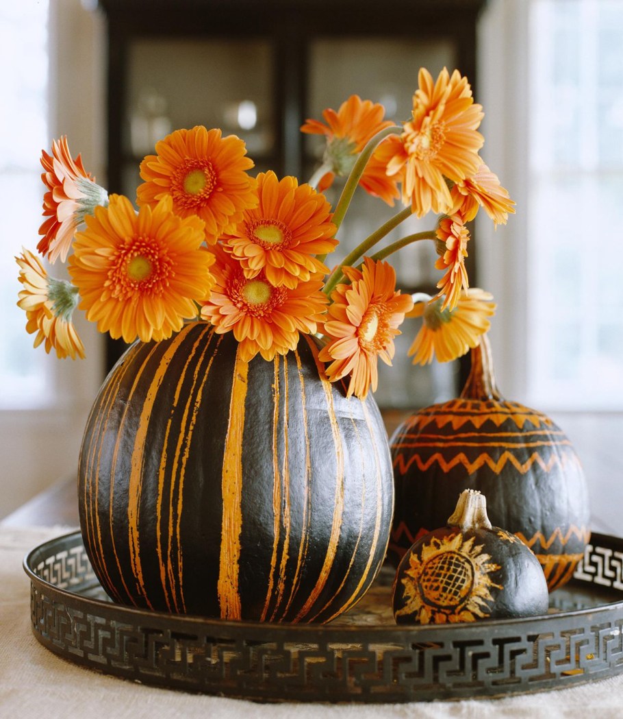 Композиция из тыквы