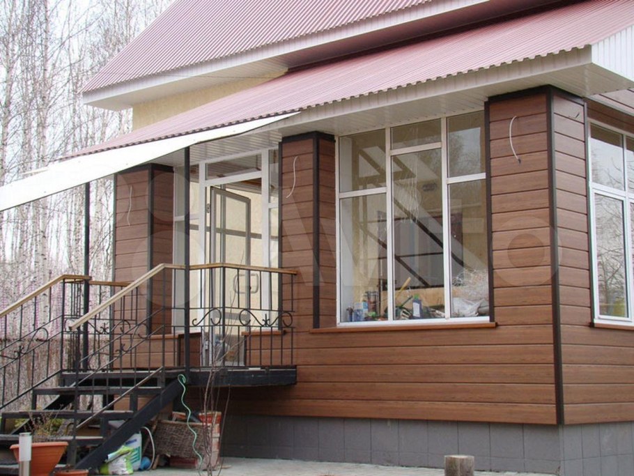 Веранда обшитая сайдингом