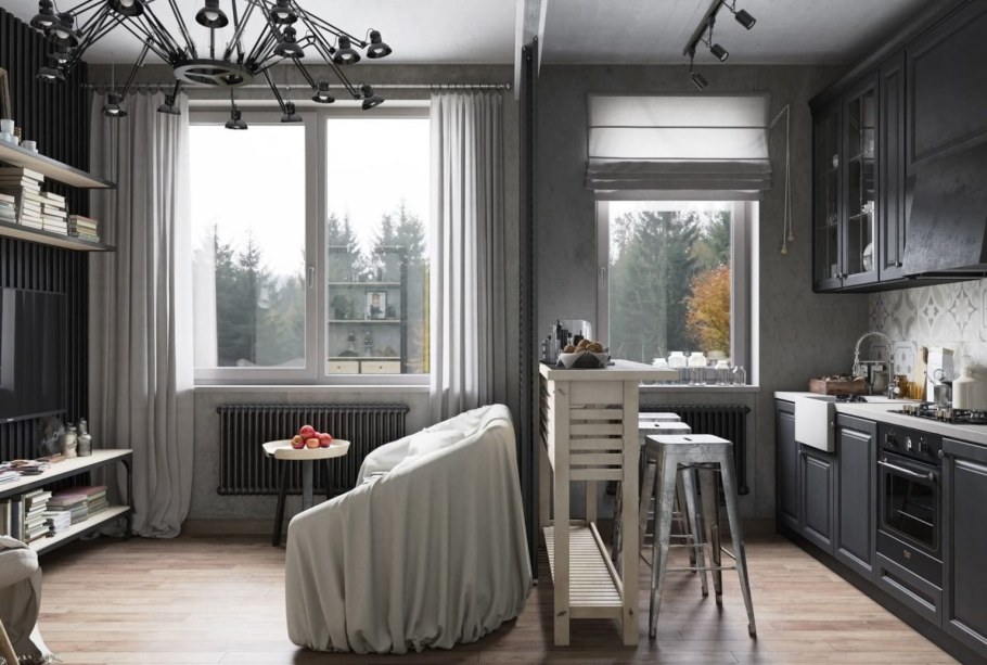 Студия 30м2 лофт