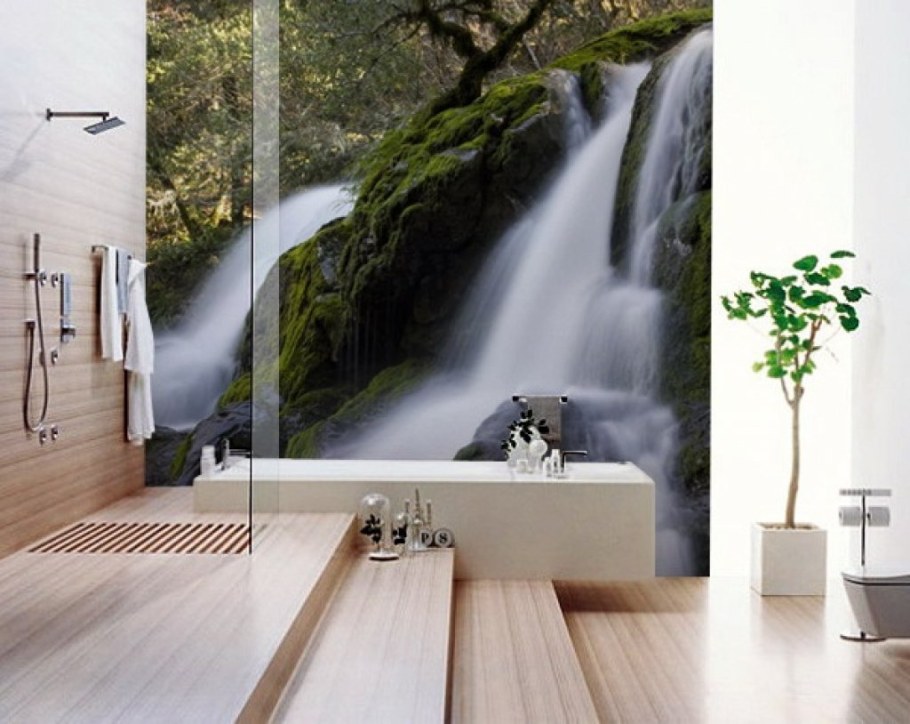 Фотоплитка водопад