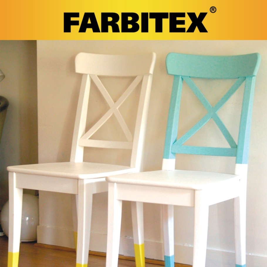 Крашеные стулья деревянные