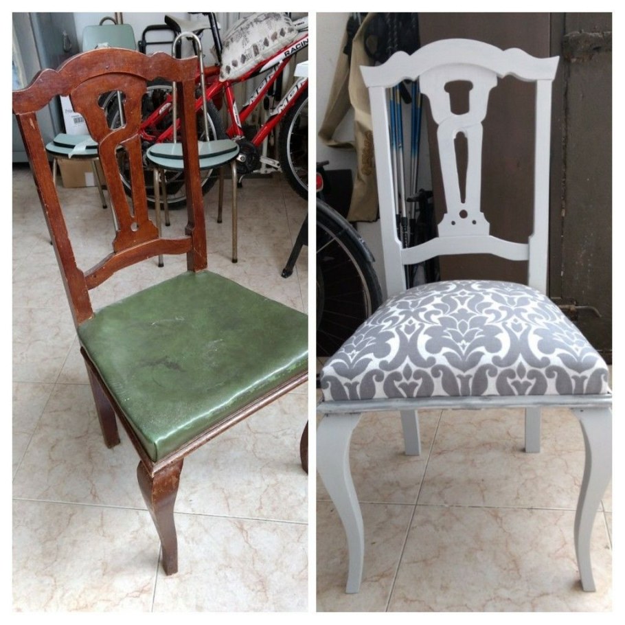Перекраска стульев из дерева