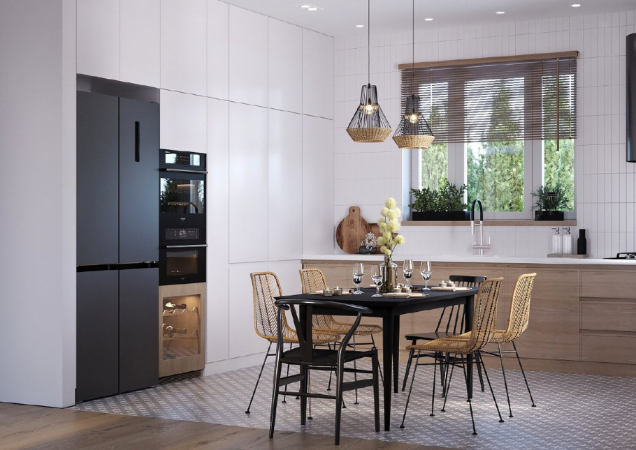 Обои для кухни 2023 модные тенденции