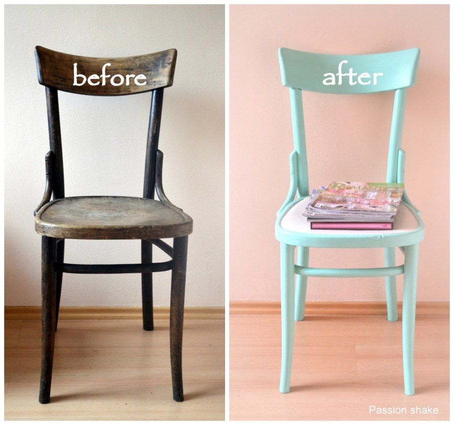 Перекраска деревянных стульев