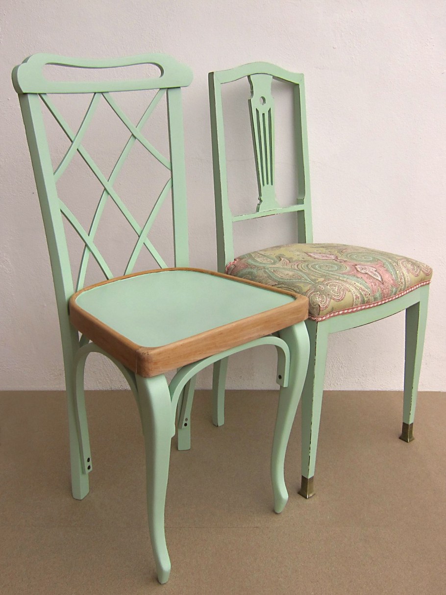 Перекраска старых стульев