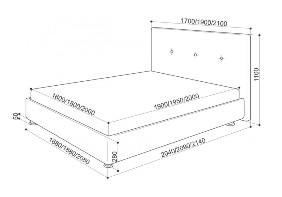Кровать Промтекс-Ориент Серсея