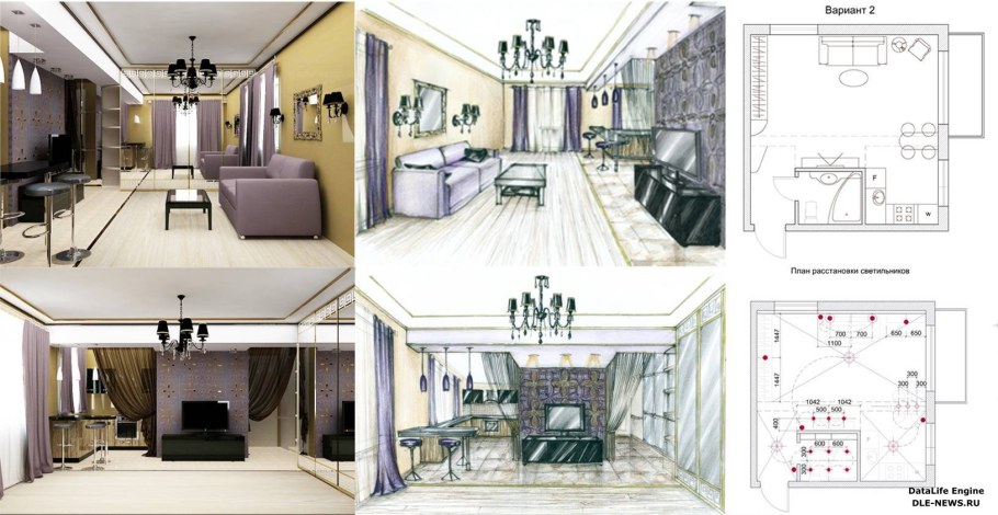 Готовый проект интерьера