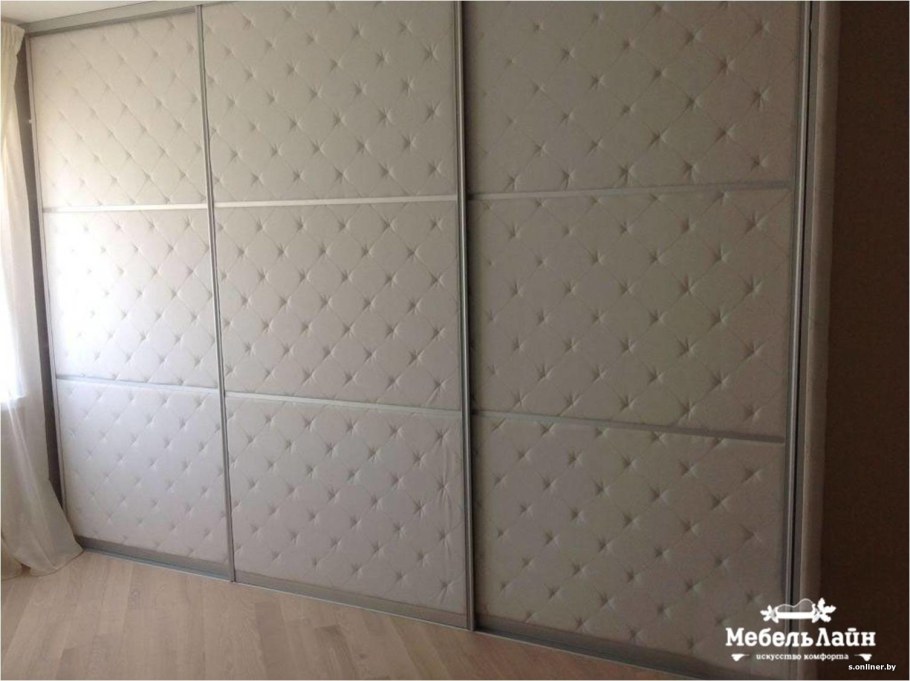 Шкаф с тканевыми фасадами