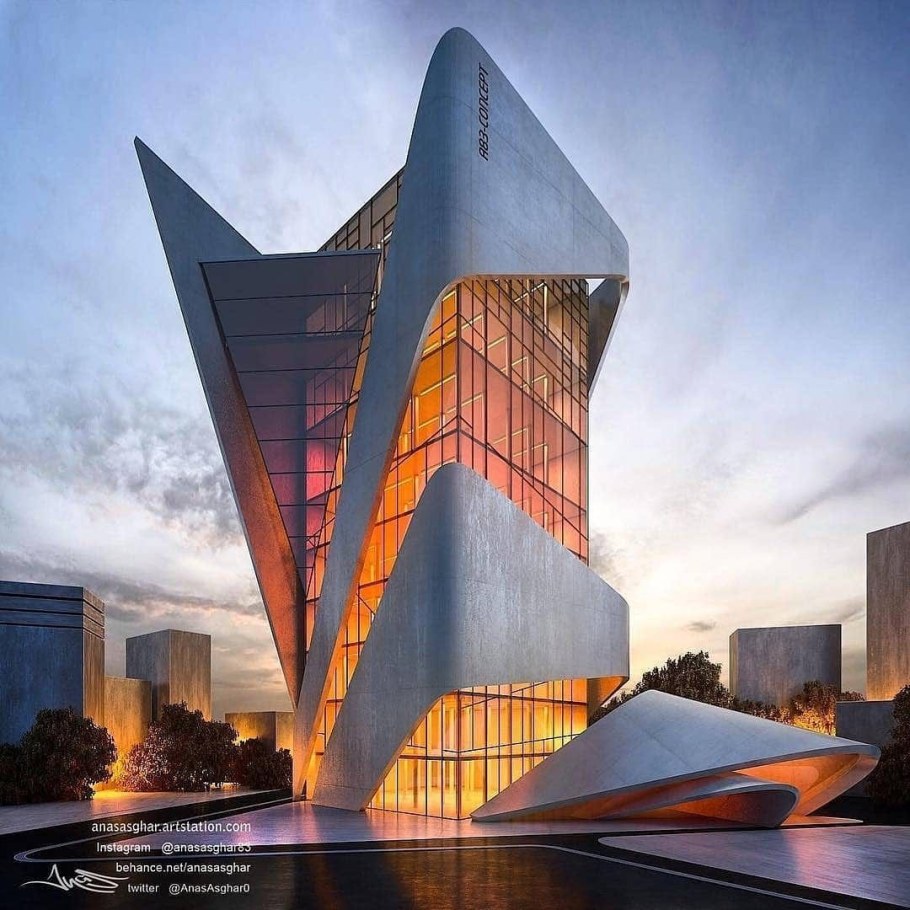 Футуристическая башня Даниэль ВИДРИГ